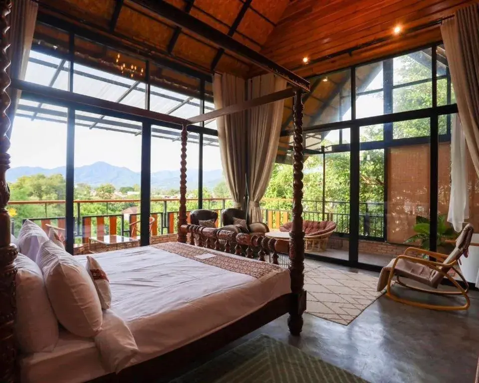 Bed in Cocoa Valley Resort Bed in Cocoa Valley Resort