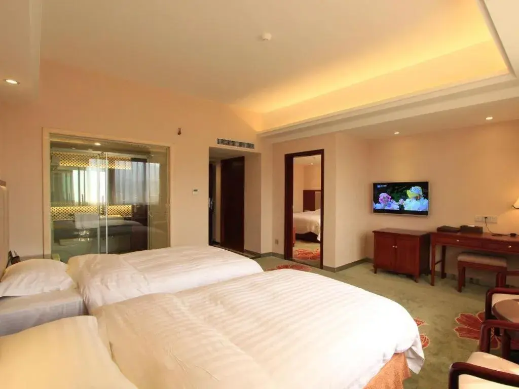 Bed in Gui Feng Hotel Bed in Gui Feng Hotel