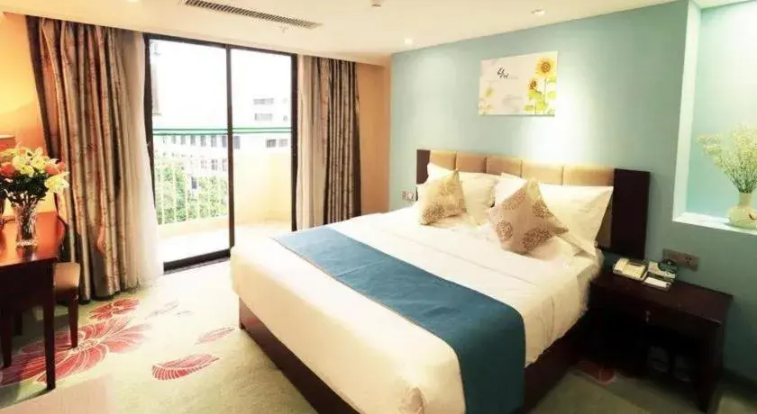 Bed in Gui Feng Hotel Bed in Gui Feng Hotel