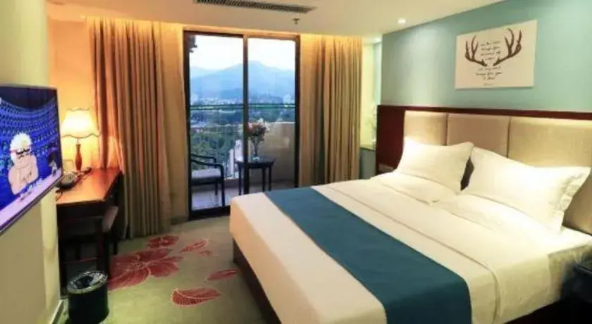 Bed in Gui Feng Hotel Bed in Gui Feng Hotel