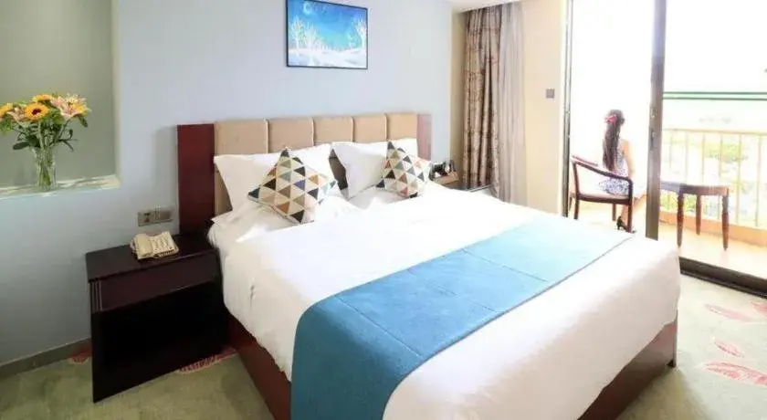 Bed in Gui Feng Hotel Bed in Gui Feng Hotel