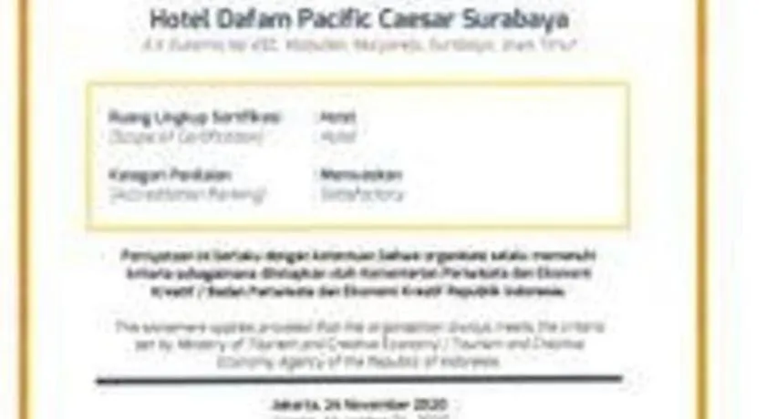 Hotel Dafam Pacific Caesar