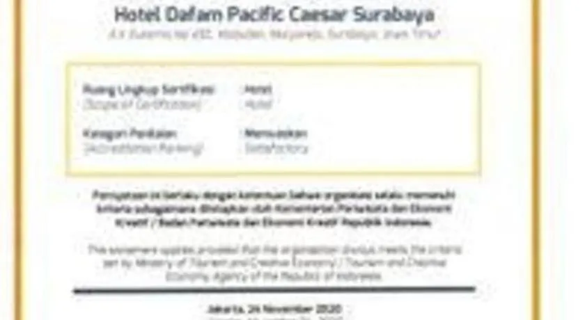 Hotel Dafam Pacific Caesar