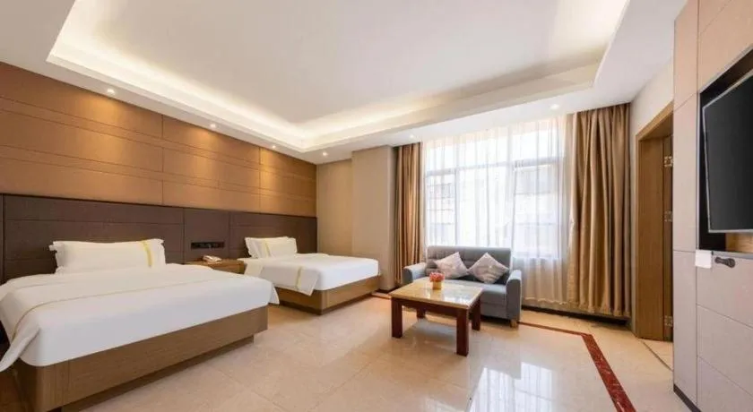 Bed in Mao Hua hotel