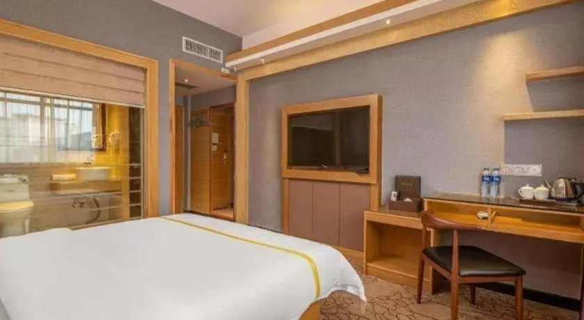 Bed in Mao Hua hotel