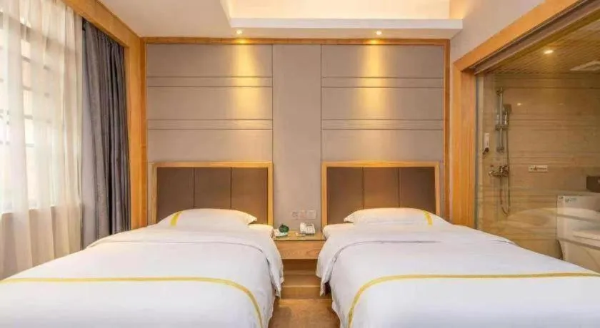 Bed in Mao Hua hotel