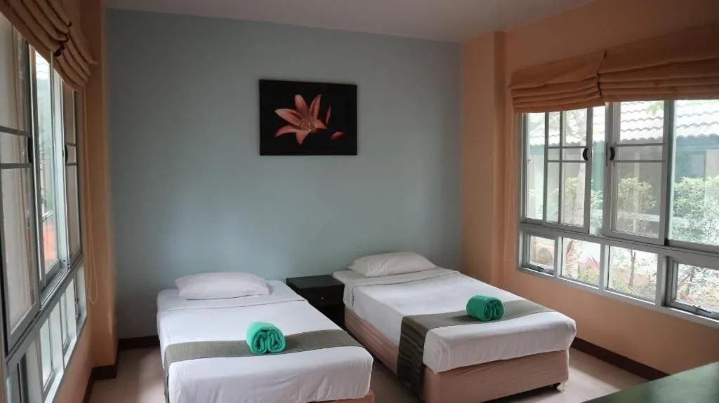 Bed in Phu View Resort Khao Yai