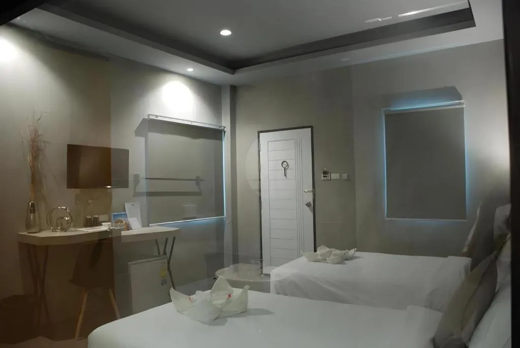 Bed in Hide & Seek Resort Krabi