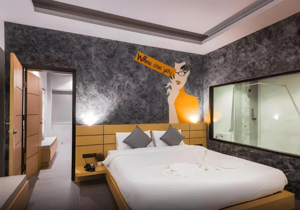 Bed in Hide & Seek Resort Krabi