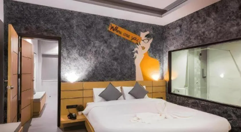 Bed in Hide & Seek Resort Krabi