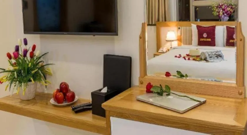 Bed in Grand Jeep Hotel Danang