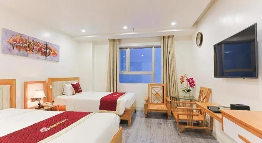 Bed in Grand Jeep Hotel Danang