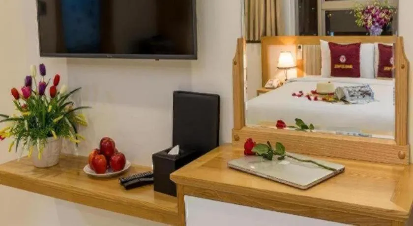 Bed in Grand Jeep Hotel Danang