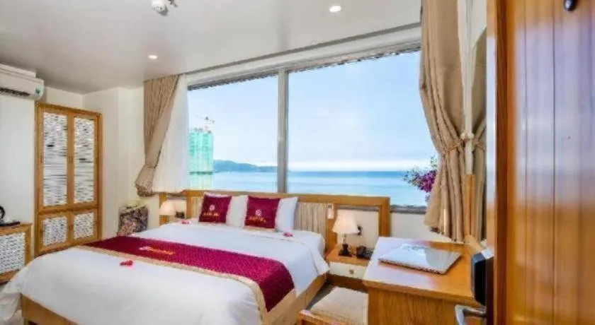 Bed in Grand Jeep Hotel Danang