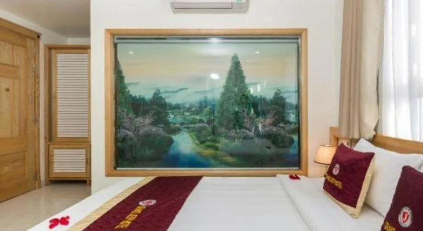 Bed in Grand Jeep Hotel Danang