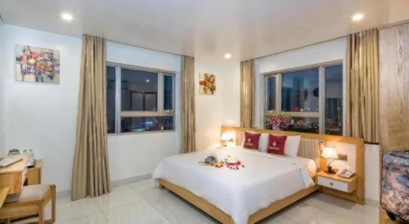 Bed in Grand Jeep Hotel Danang