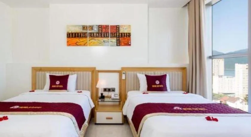 Bed in Grand Jeep Hotel Danang