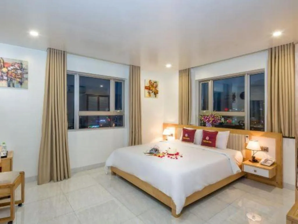 Bed in Grand Jeep Hotel Danang