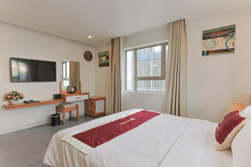 Bed in Grand Jeep Hotel Danang