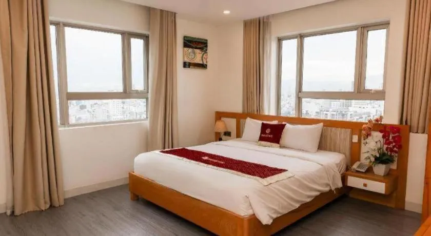 Bed in Grand Jeep Hotel Danang