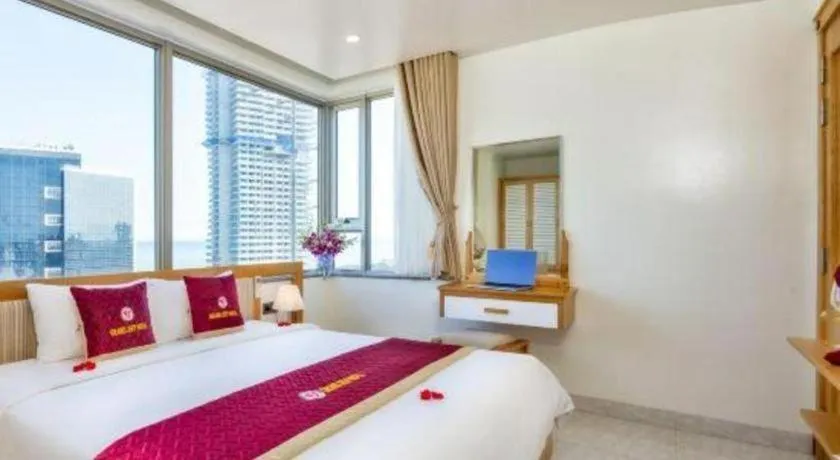 Bed in Grand Jeep Hotel Danang