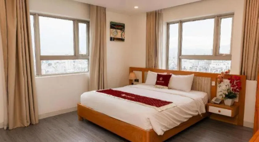 Bed in Grand Jeep Hotel Danang