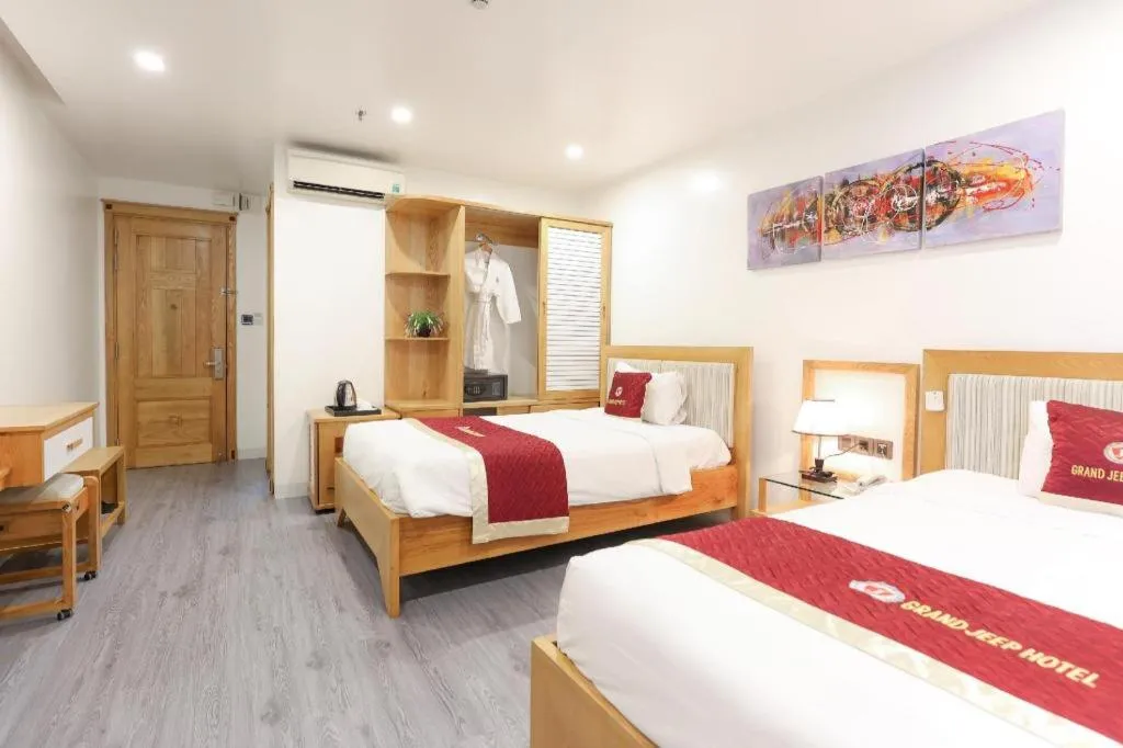 Bed in Grand Jeep Hotel Danang