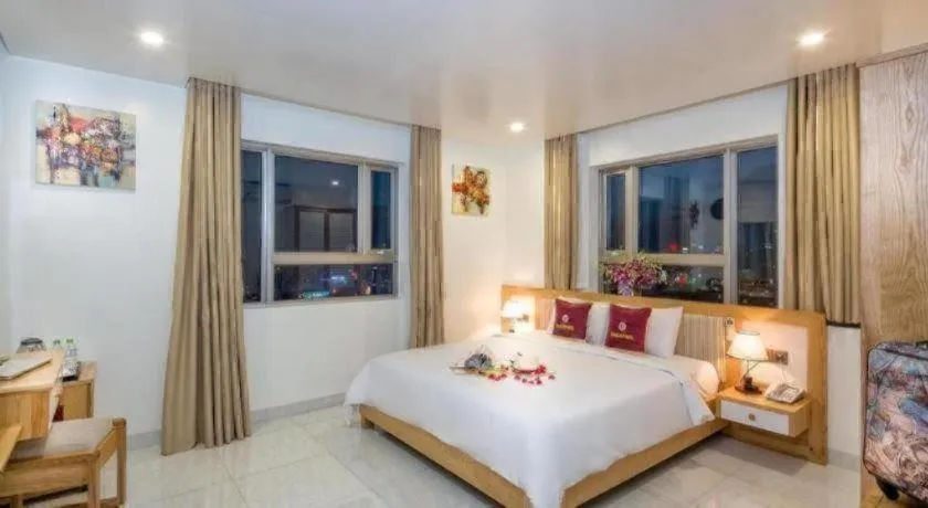 Bed in Grand Jeep Hotel Danang