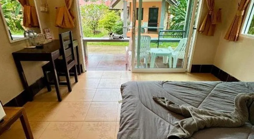 Bed in Sea Flower Resort