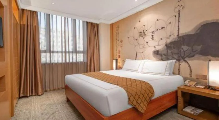 Bed in Huana Hotel Minhang Shanghai