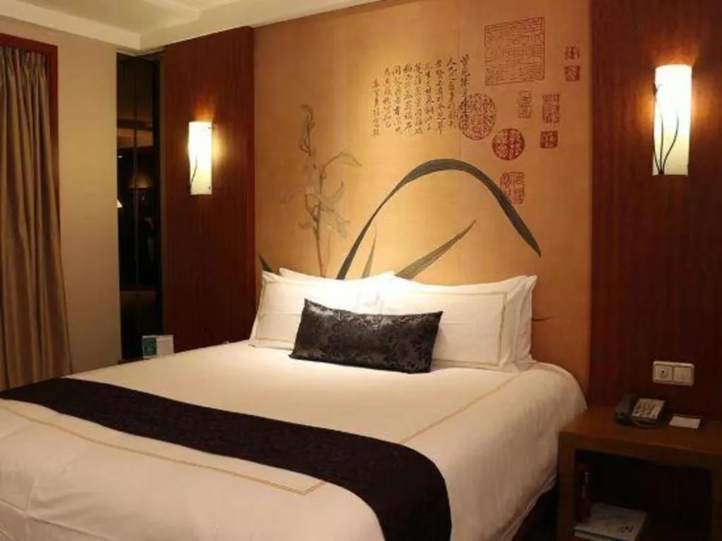 Bed in Huana Hotel Minhang Shanghai