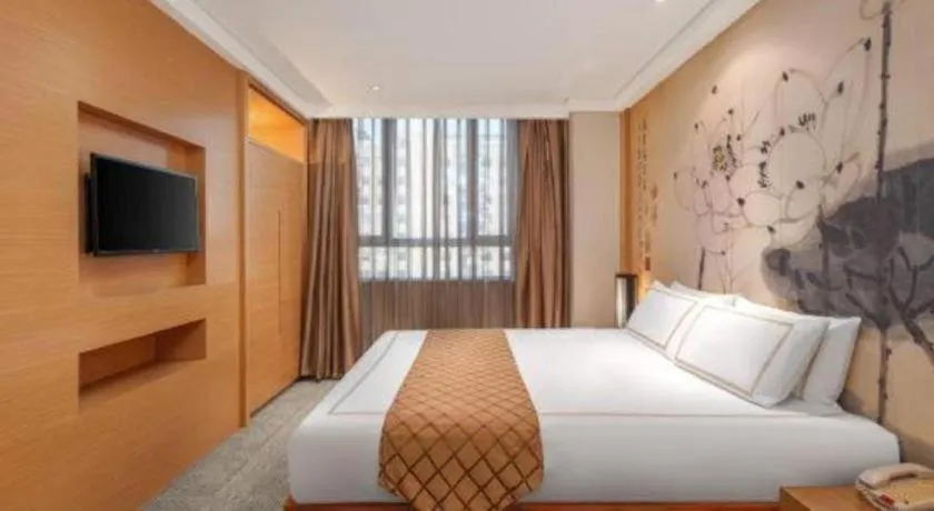 Bed in Huana Hotel Minhang Shanghai
