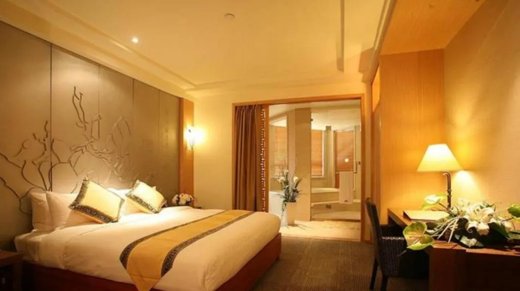 Bed in Huana Hotel Minhang Shanghai