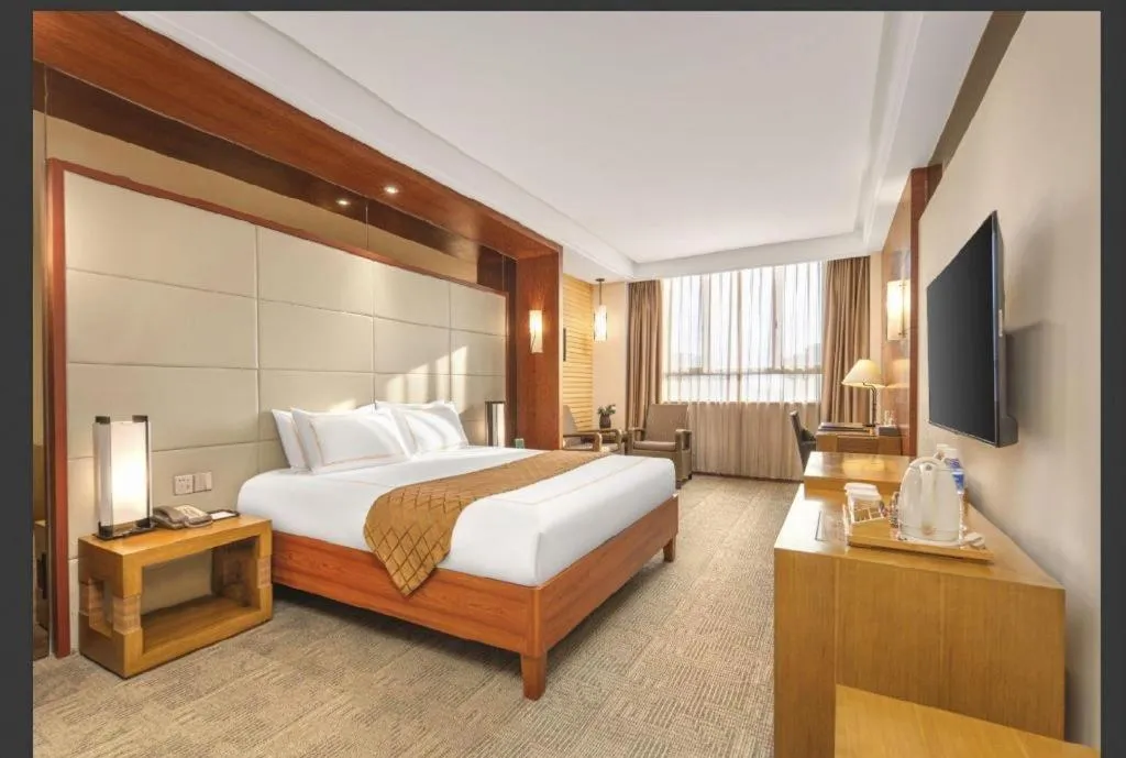 Bed in Huana Hotel Minhang Shanghai