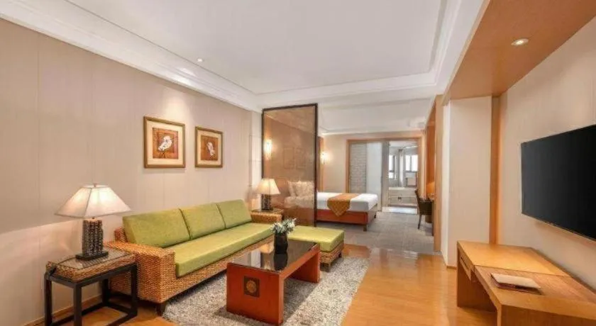 Bed in Huana Hotel Minhang Shanghai