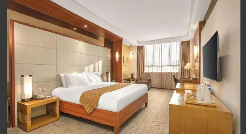 Bed in Huana Hotel Minhang Shanghai