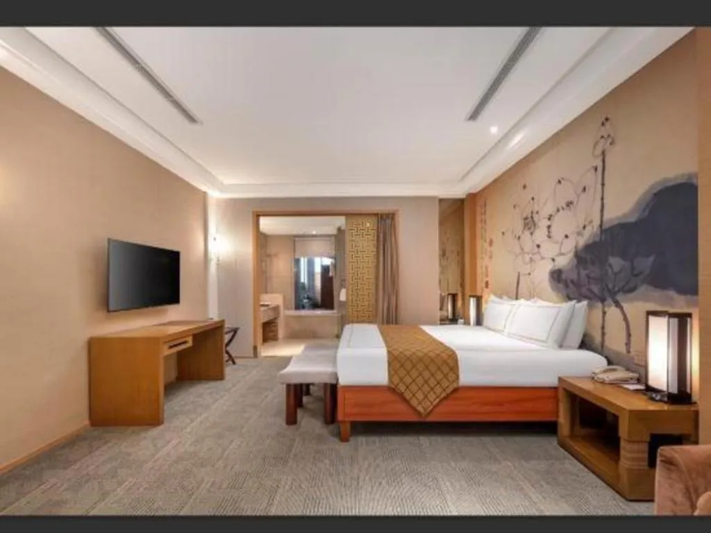 Bed in Huana Hotel Minhang Shanghai