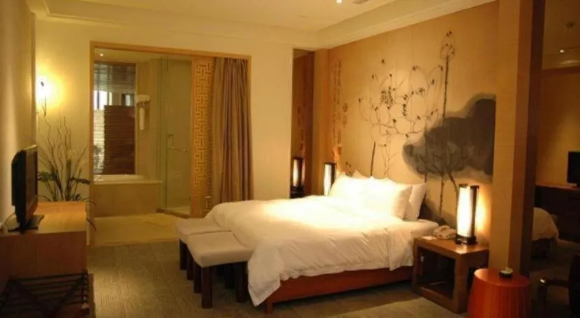 Bed in Huana Hotel Minhang Shanghai