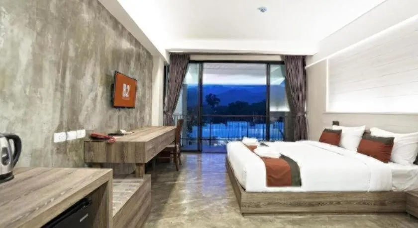 Bed in B2 Mae Hong Son Premier Hotel