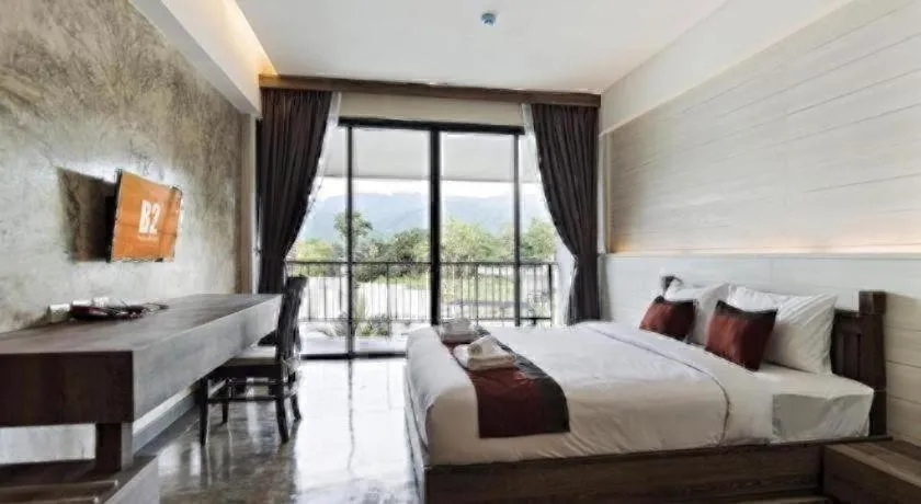 Bed in B2 Mae Hong Son Premier Hotel