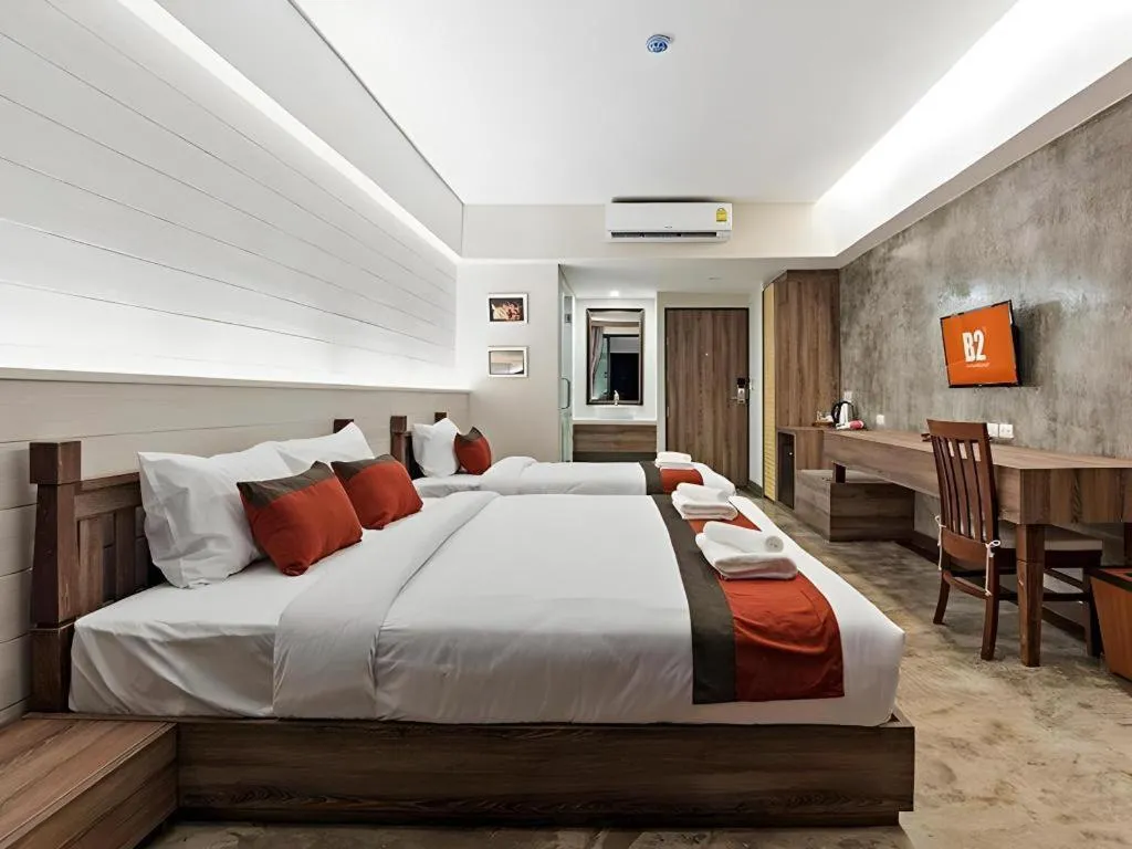 Bed in B2 Mae Hong Son Premier Hotel