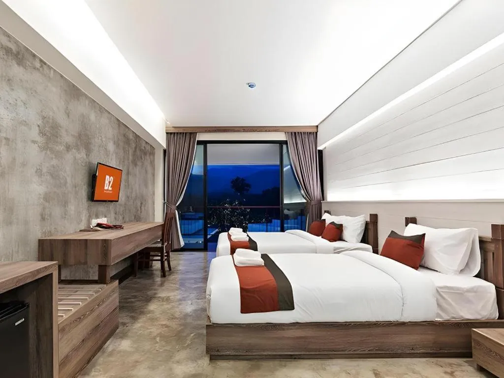 Bed in B2 Mae Hong Son Premier Hotel