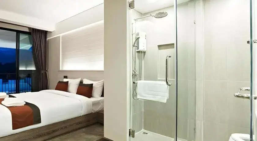 Bed in B2 Mae Hong Son Premier Hotel Bed in B2 Mae Hong Son Premier Hotel