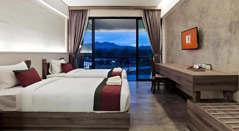 Bed in B2 Mae Hong Son Premier Hotel