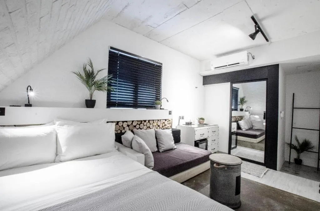 Bed in Mmmio II Design Residence Myeongdong