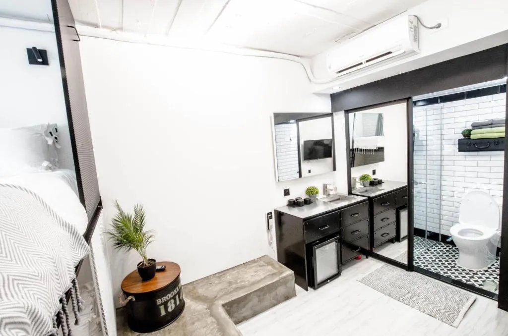 Bed in Mmmio II Design Residence Myeongdong