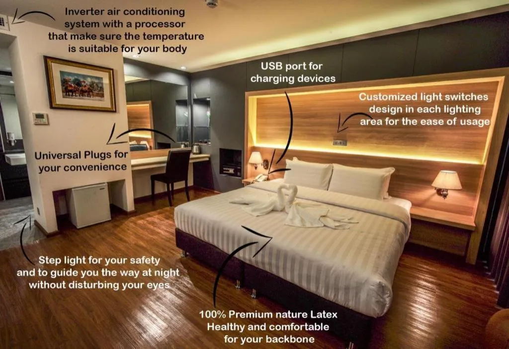 Bed in The Three Hat Yai