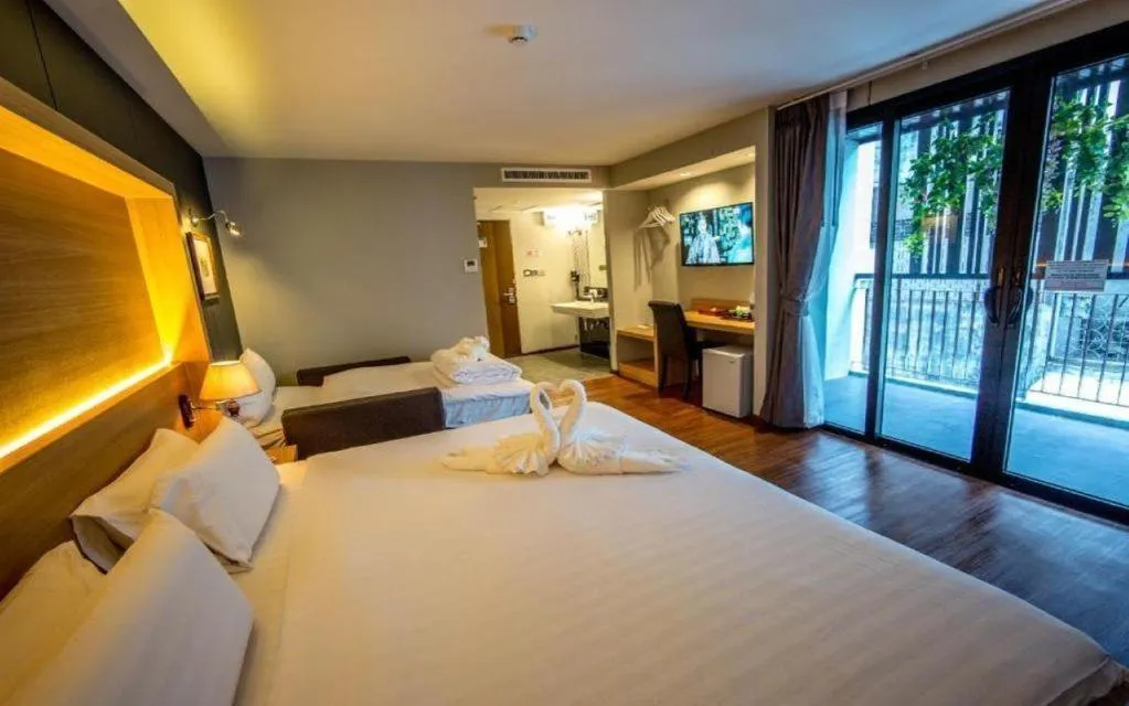 Bed in The Three Hat Yai