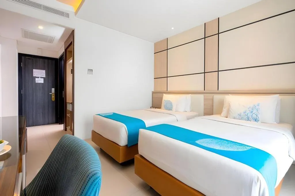 Bed in Java Lotus Hotel Jember