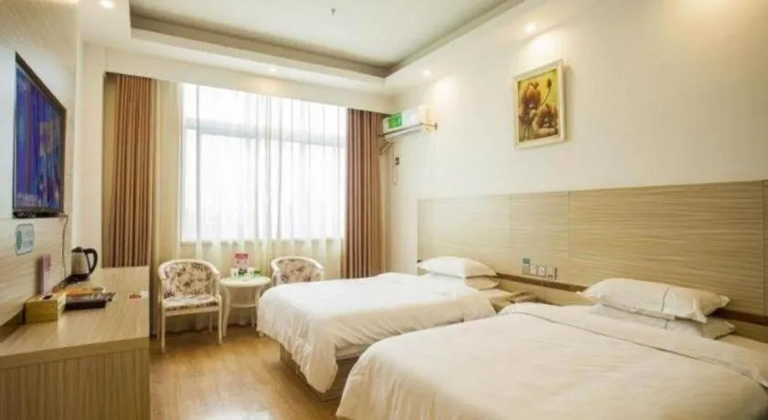 Bed in GreenTree Alliance Yichun Fengcheng Jianyi Avenue Hotel